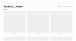 Desktop Screenshot of gabrielcullen.com
