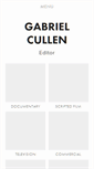 Mobile Screenshot of gabrielcullen.com